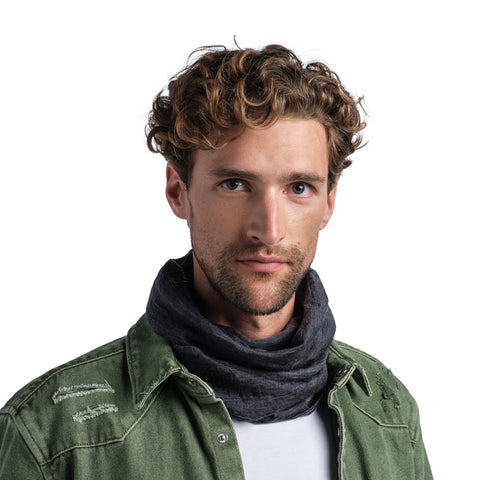 LIGTHWEIGHT MERINO WOOL SOLID GREY