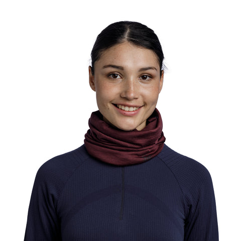 BUFF® LIGTHWEIGHT MERINO WOOL SOLID GARNET