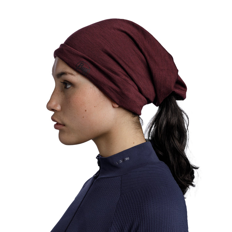 BUFF® LIGTHWEIGHT MERINO WOOL SOLID GARNET