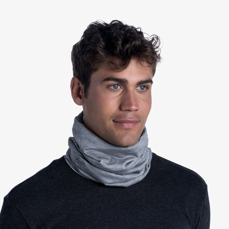 LIGTHWEIGHT MERINO WOOL SOLID LIGHT GREY