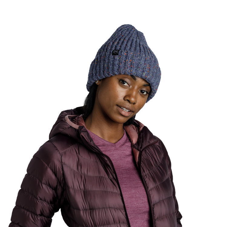 Knitted & Fleece Band Hat KIM WATER Knitted & Fleece Band Hat KIM WATER
