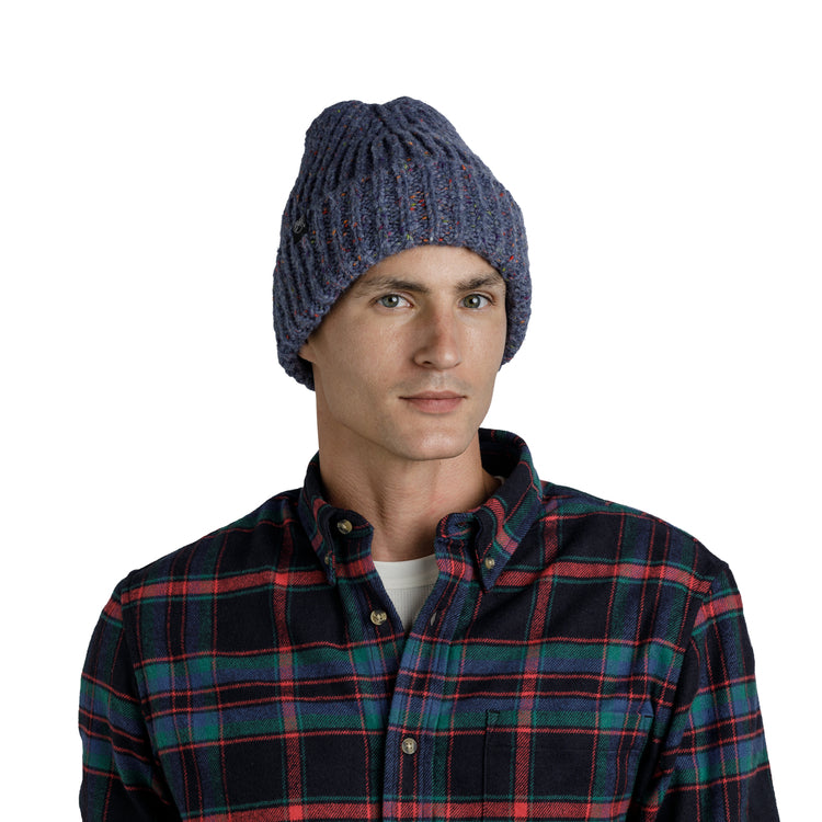 Knitted & Fleece Band Hat KIM WATER