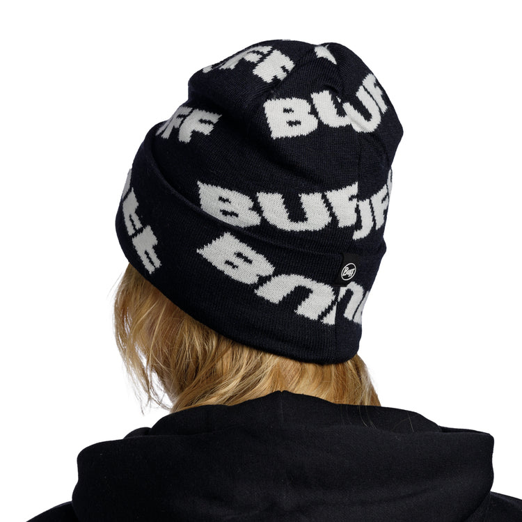 Knitted Hat HIDO BLACK Knitted Hat HIDO BLACK