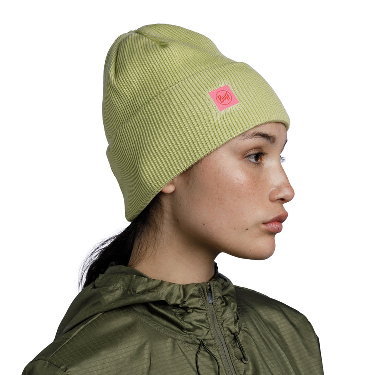 Crossknit Beanie SHEEN YELLOW