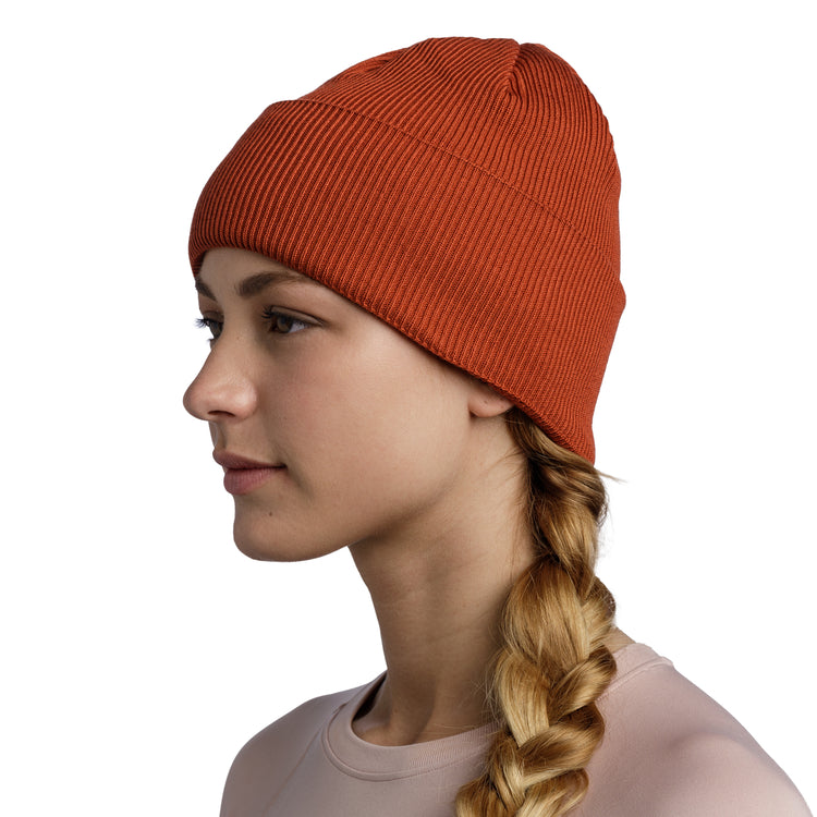 Crossknit Beanie SOLID CINNAMON Crossknit Beanie SOLID CINNAMON