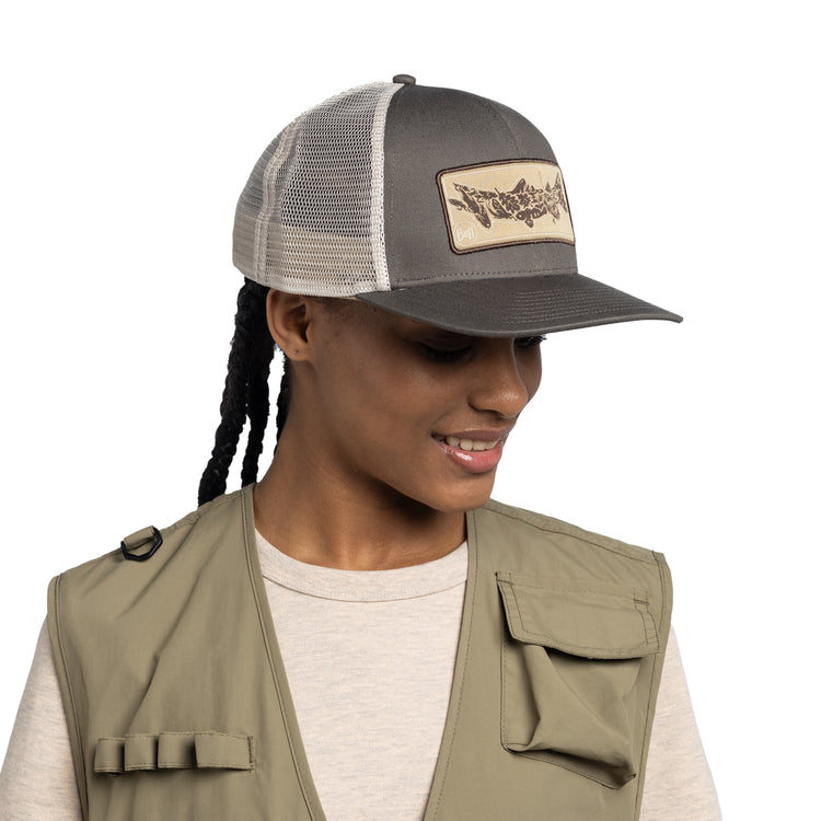 TRUCKER CAP LAKE RIVER KHAKI TRUCKER CAP LAKE RIVER KHAKI