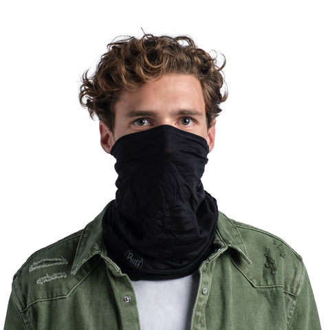 LIGTHWEIGHT MERINO WOOL SOLID BLACK