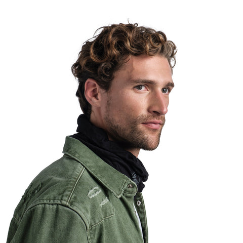 LIGTHWEIGHT MERINO WOOL SOLID BLACK