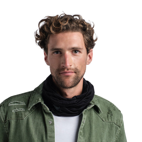 LIGTHWEIGHT MERINO WOOL SOLID BLACK