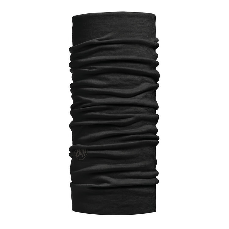 LIGTHWEIGHT MERINO WOOL SOLID BLACK