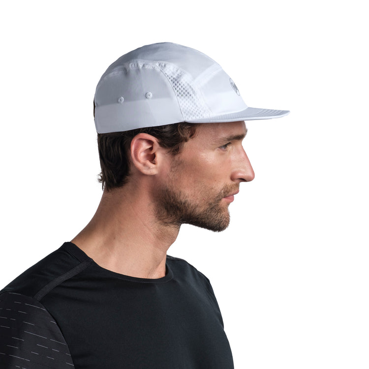 BUFF® 5 PANEL GO CAP SOLID WHITE – Buff México