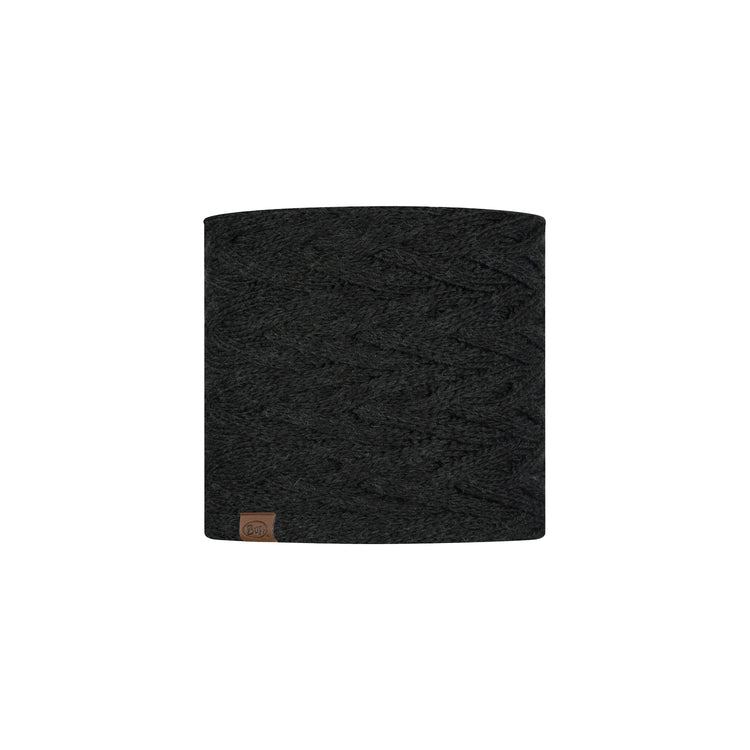 Knitted & Fleece Neckwarmer CARYN GRAPHITE