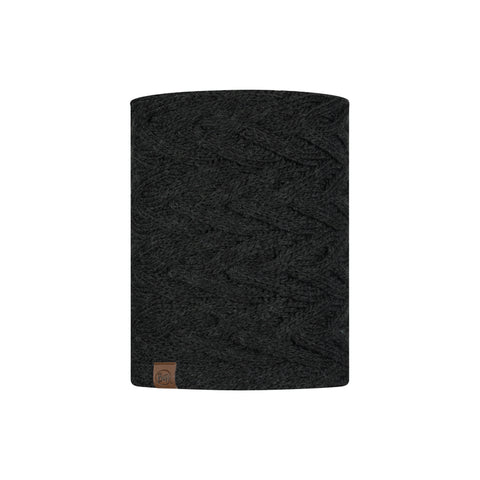 Knitted & Fleece Neckwarmer CARYN GRAPHITE