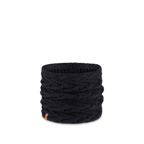 Knitted & Fleece Neckwarmer CARYN BLACK