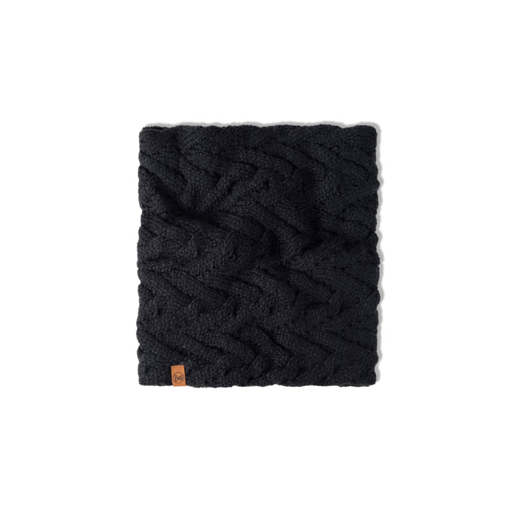 Knitted & Fleece Neckwarmer CARYN BLACK