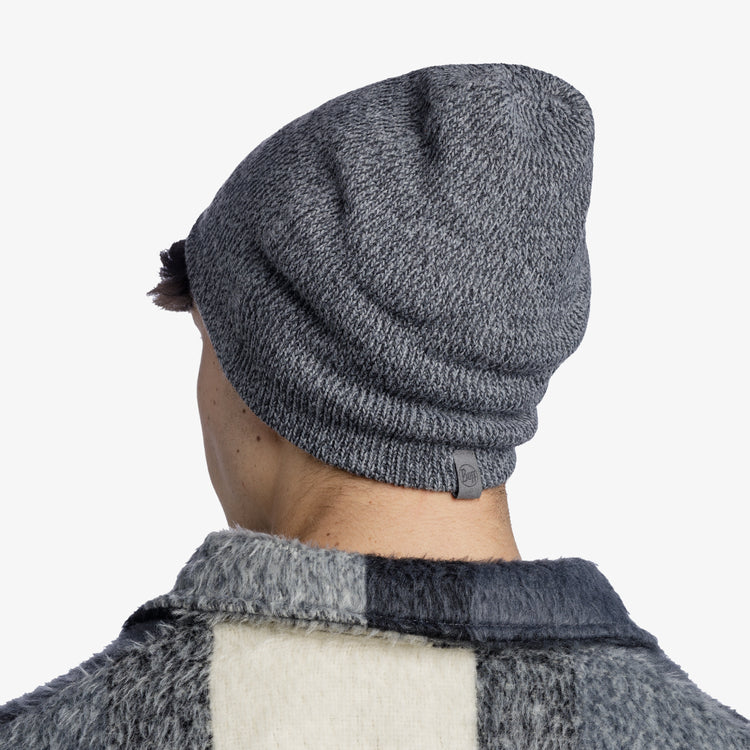 Knitted Hat JARN GREY MELANGE