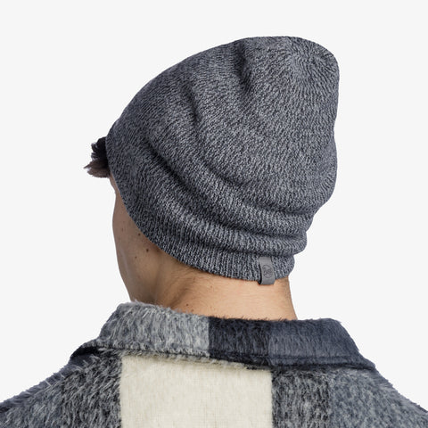 Knitted Hat JARN GREY MELANGE