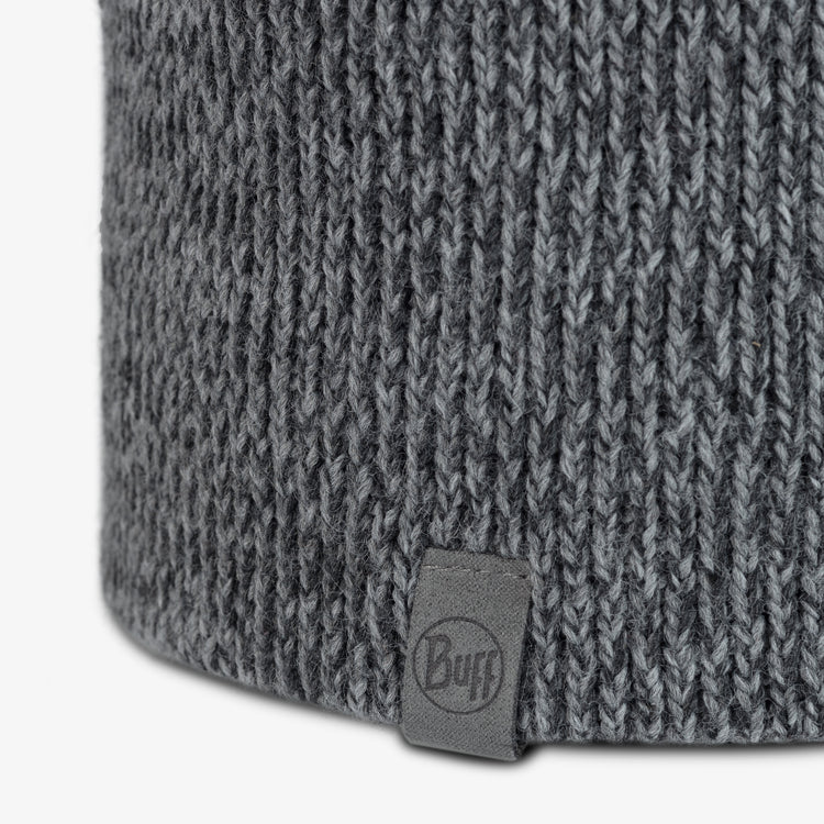 Knitted Hat JARN GREY MELANGE
