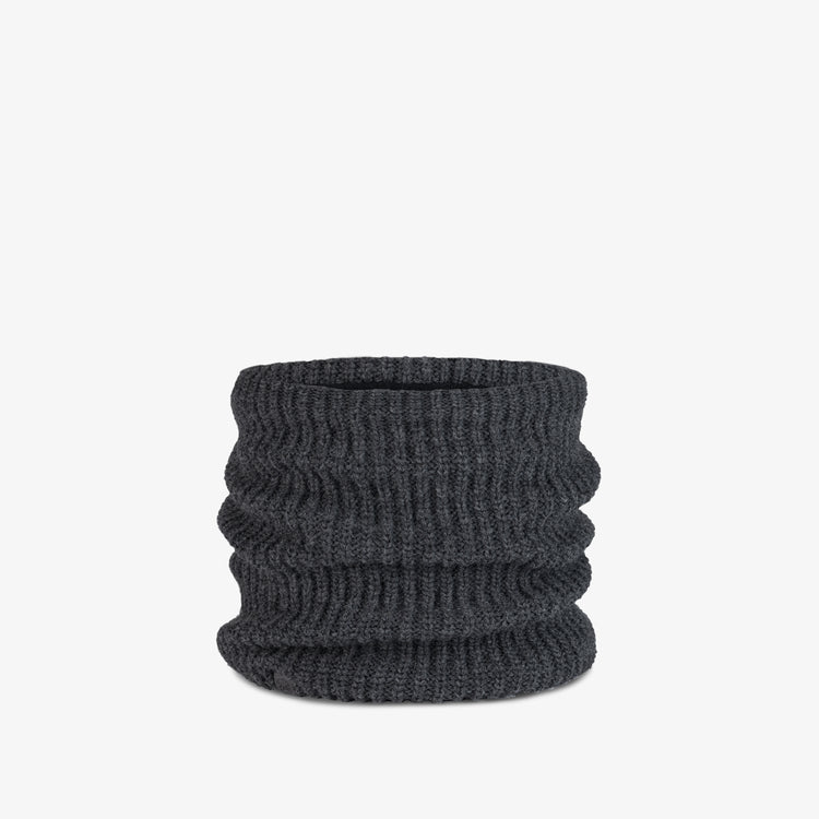 Knitted & Fleece Neckwarmer JARN GRAPHITE