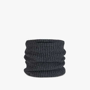 Knitted & Fleece Neckwarmer JARN GRAPHITE