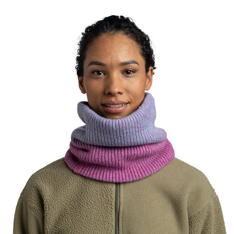 Knitted & Fleece Neckwarmer MARIN ORCHID
