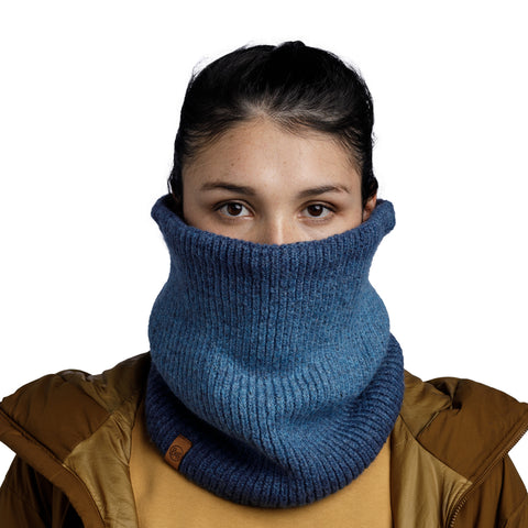Knitted & Fleece Neckwarmer MARIN DENIM