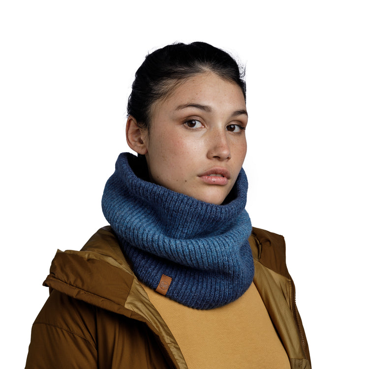 Knitted & Fleece Neckwarmer MARIN DENIM