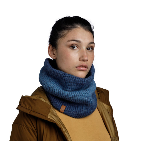 Knitted & Fleece Neckwarmer MARIN DENIM