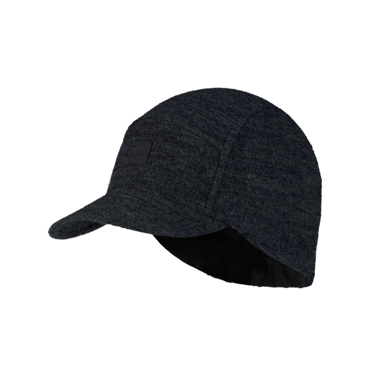 PACK MERINO FLEECE CAP SOLID BLACK