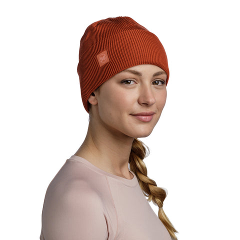 Crossknit Beanie SOLID CINNAMON