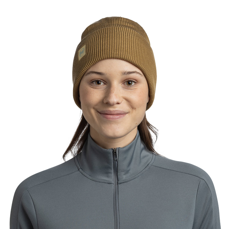 Crossknit Beanie SOLID GINGKO
