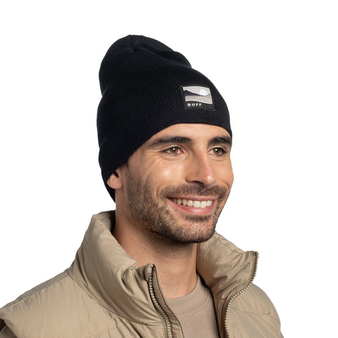 Knitted Hat LILON LONG BLACK
