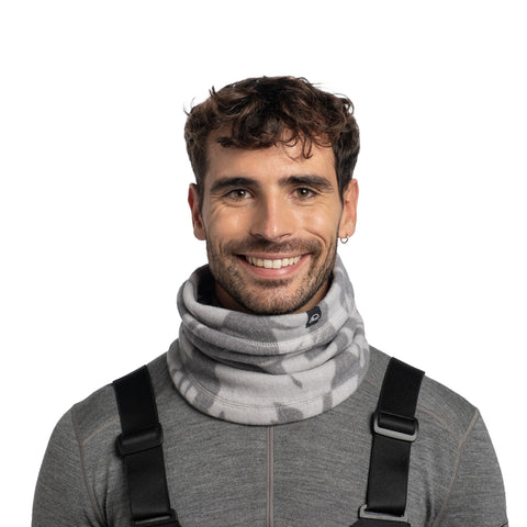 POLAR PRINTS NECKWARMER BONDU GREY