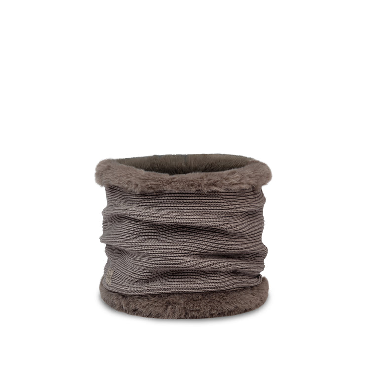 Knitted Neckwarmer KESHA COBBLESTONE