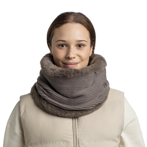 Knitted Neckwarmer KESHA COBBLESTONE