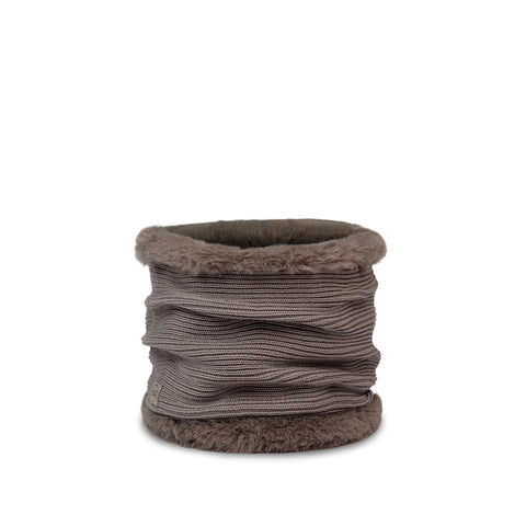 Knitted Neckwarmer KESHA COBBLESTONE