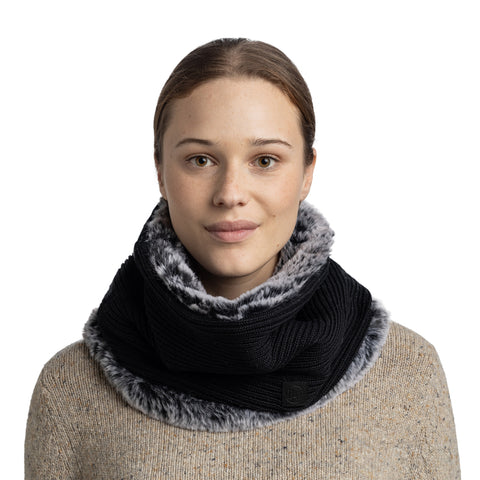 Knitted Neckwarmer Comfort KESHA BLACK