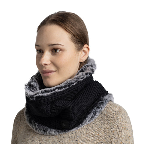 Knitted Neckwarmer Comfort KESHA BLACK