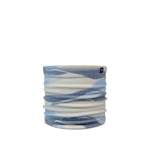 POLAR PRINTS NECKWARMER AGUAR BLUE