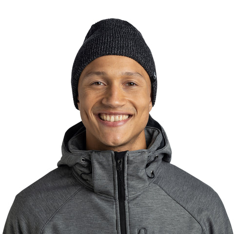 Knitted & Fleece Hat RENVI BLACK