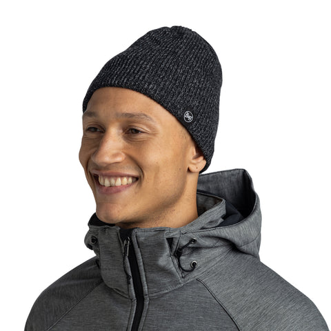 Knitted & Fleece Hat RENVI BLACK