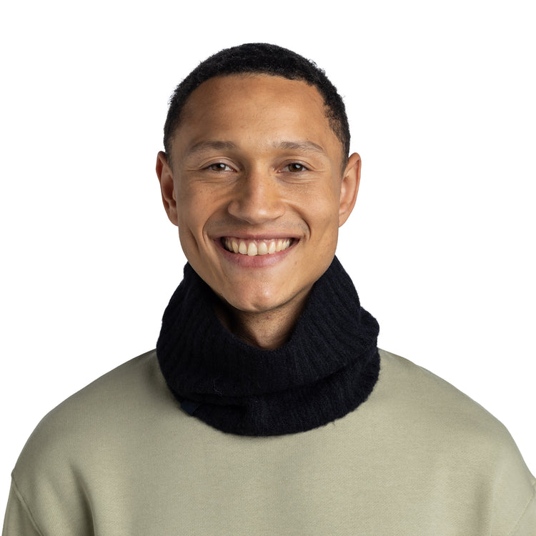 Knitted Neckwarmer NILAH NIGHT BLUE