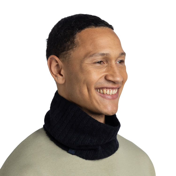 Knitted Neckwarmer NILAH NIGHT BLUE