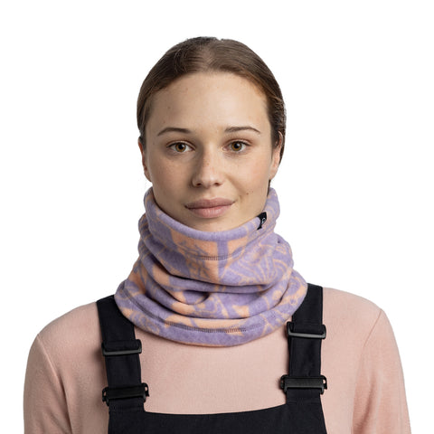 POLAR PRINTS NECKWARMER LETA GRAPE ICE