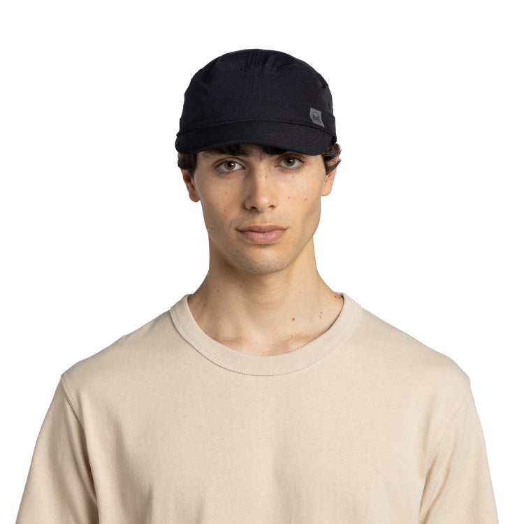 Military Cap SOLID BLACK