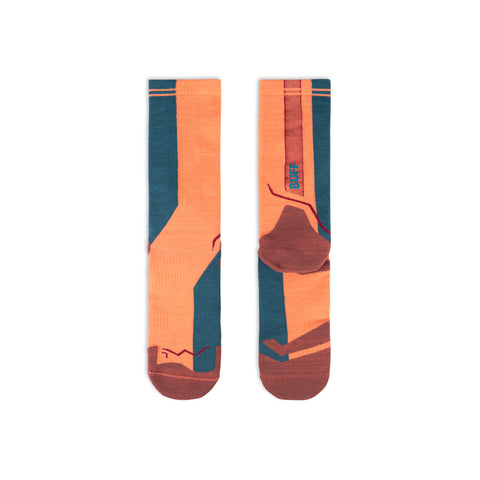 CALCETINES LW Merino Wool Crew LCW4 FLAMINGO