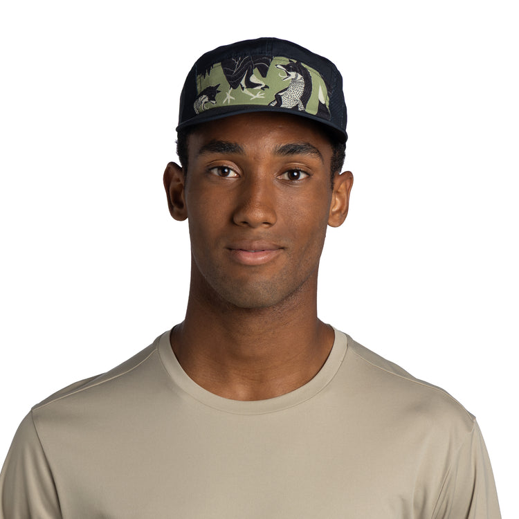 BUFF® 5 PANEL GO CAP RUB CHOMP BLACK