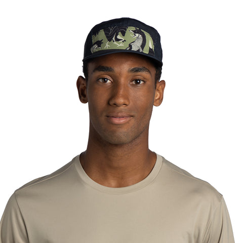 BUFF® 5 PANEL GO CAP RUB CHOMP BLACK