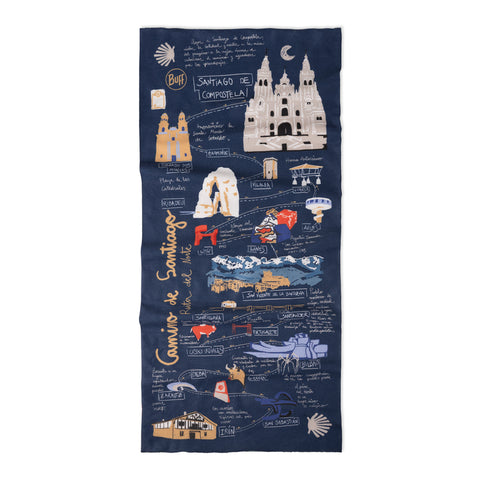 BUFF® COOLNET UV® CAMINO NORTE NAVY