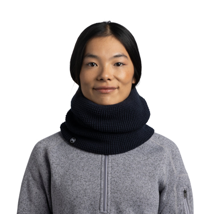 Knitted & Fleece Neckwarmer NARO NIGHT BLUE